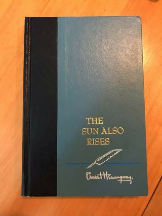 The Sun Also Rises By Ernest Hemingway Hardcover Book -