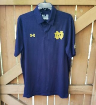 Under Armour Notre Dame Shamrock Series 2014 Polo