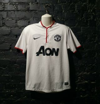 Manchester United Jersey Away Football Shirt 2012 - 2014 Nike 479281 - 105 Size M
