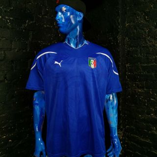 Italy Jersey Home Football Shirt 2010 - 2011 Puma Trikot Mens Size Xxl