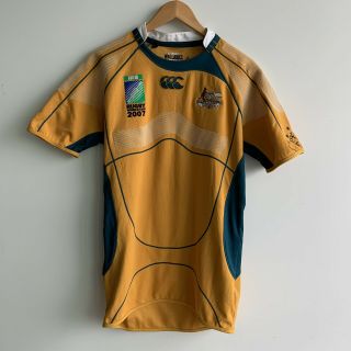 2007 Australia Wallabies Rugby World Cup Jersey Xl