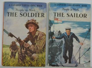 Vintage Ladybird Book People At Work Series 606b The Soldier,  The Sailor 2 