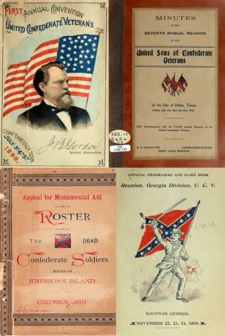 105 Rare Old Books On The American Civil War United Confederate Veterans On Dvd