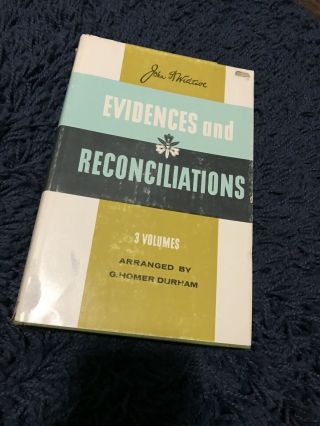 Vintage Evidences And Reconciliations Complete John A Widtsoe Mormon Lds 1970