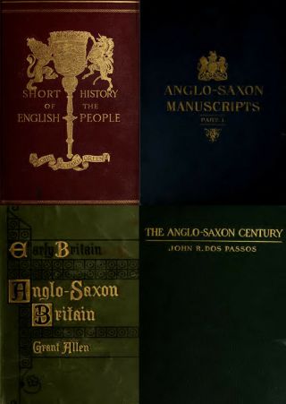 195 Old Books On The Anglo - Saxon,  History,  Culture,  Wars,  Language,  Kings On Dvd