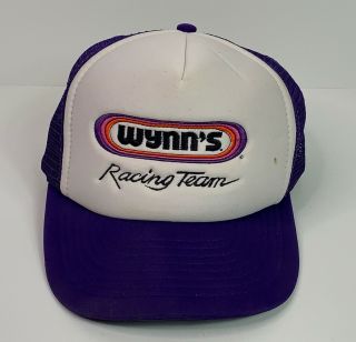 Vintage Wynn’s Racing Trucker Team Foam Hat