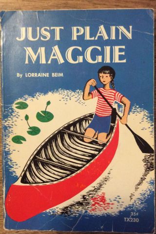 Just Plain Maggie By Lorraine Beim 1967 Scholastic Vintage Paperback Book