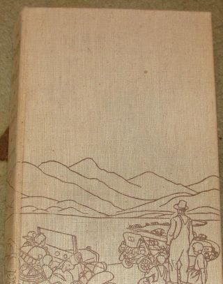 The Grapes Of Wrath 1939 Hardcover John Steinbeck Antique Vintage Book