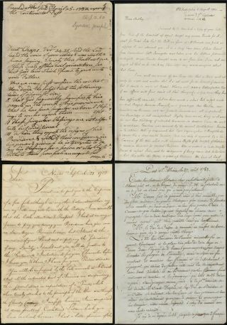 44 Old Rare Scarce American Revolutionary War Manuscripts (1782) On Dvd