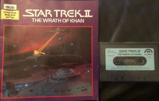 Star Trek Ii Wrath Of Khan Read Along Book And Tape Vintage Cassette