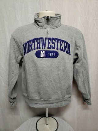 Northwestern University Wildcats 1851 Adult Small Gray Sweatshirt