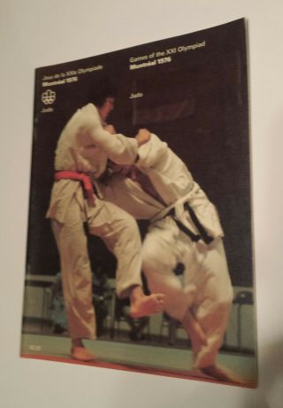 Vintage Montreal 1976 Olympic Game Judo Program