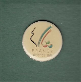 Rare Atlanta 1996 Olympic Summer Games Noc France Paralympic Pin
