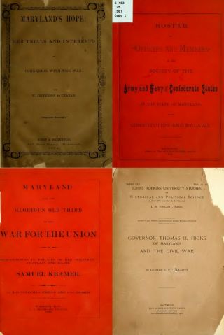 28 Rare Old Books On Maryland In The Civil War History Genealogy Records On Dvd