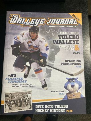 Toledo Walleye Echl Hockey Inaugural 2009 - 10 Game Program