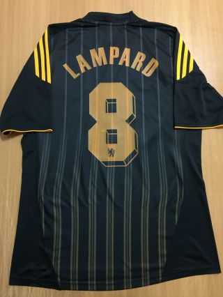 Lampard 8.  Chelsea Away Football Shirt 2010 - 2011.  Size: M.  Adidas Jersey