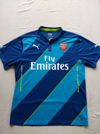 Arsenal Fc Third Soccer Jersey 2014/15 - Puma Dry Cell Authentic