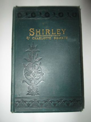 Shirley A Tale By Charlotte Bronte Antique 19th Century Book B2