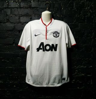 Manchester United Jersey Away Football Shirt 2012 - 2014 Nike 479281 - 105 Size L