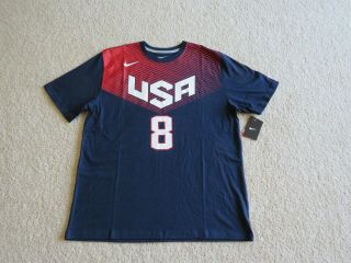 Nike Authentic Nba Team Usa 8 Paul George Printed Jersey T Men M Sweet