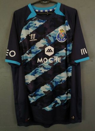 Men Warrior Fc Porto 2014/2015 Away Soccer Football Shirt Jersey Maillot Size Xl