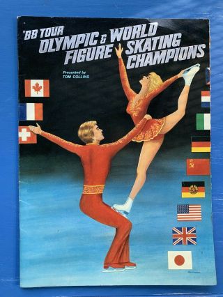 88 Tour Olympic & World Figure Skating Champions Souvenir Program Boitano Thomas