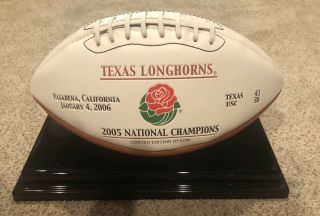 2005 Texas Longhorns National Champions Commemorative Souvenir Football