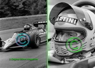 2 35mm Negatives F1 Mario Andretti - Lotus 1979 Watkins Glen Formula 1
