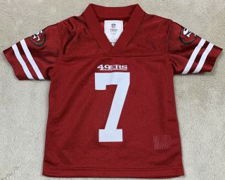 Team Store San Francisco 49ers Colin Kaepernick Nfl Jersey Toddler Sz 2t Red