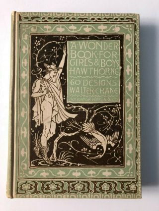 Antique Books,  A Wonder Book For Girls & Boys By Nathaniel Hawthorne