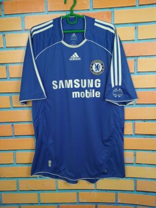 Chelsea Jersey 2006/08 Home Size Xl Shirt Mens Football Soccer Trikot Adidas