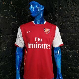 Arsenal Jersey Home Football Shirt 2006 - 2008 Nike The Gunners Mens Size L