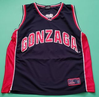Rare Gonzaga Bulldogs 33 Ncaa Jersey Basketball Men’s Xl Sewn Vintage Medium