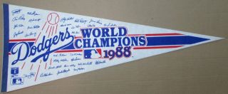 1988 Los Angeles Dodgers World Champions 12x30 Inch Pennant 155503