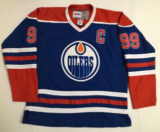 Wayne Gretzky Edmonton Oilers Jersey Ccm Size 50
