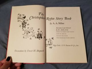 The Christopher Robin Story Book By A.  A.  Milne 1957 Hb