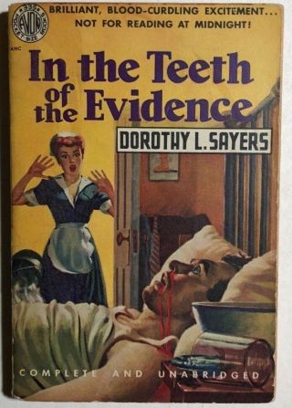 In The Teeth Of The Evidence By Dorothy L.  Sayers (1951) Avon Mystery Pb