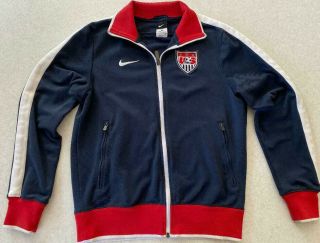 Rare Vintage Nike Usa United States N98 Training Jacket Mens Small Soccer Usmnt