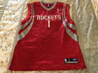 Tracy Mcgrady Houston Rockets Reebok Nba Basketball Vintage Tmac Jersey Size L