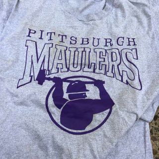 Vintage Pittsburgh Maulers T Shirt Size Xl 3