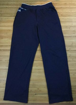 Mens Under Armour Notre Dame Fighting Irish Loose Fleece Lined Sweat Pants Med