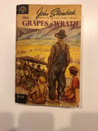 Vintage Book The Grapes Of Wrath By John Steinbeck