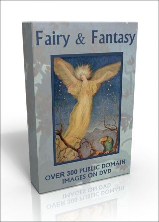 Fairy & Fantasy - Over 300 Colour Public Domain Images On Dvd.  Fairies Dragons