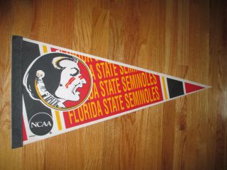 90s Ncaa Florida State University Seminoles 30 " Pennant