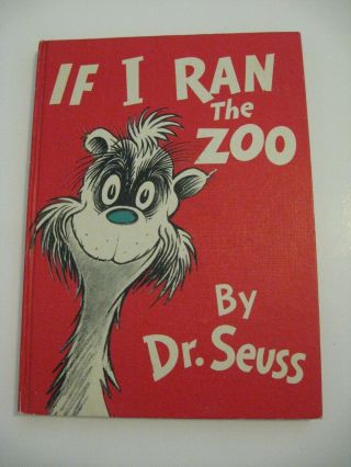 Vintage If I Ran The Zoo By Dr.  Seuss - 1950