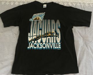 1993 Vintage Jacksonville Jaguars T Shirt Size L Salem Sportswear Tag