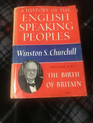 Winston Churchill Book A History Of The English Speaking People Volume One