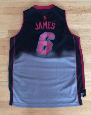 Lebron James Miami Heat Limited Edition Basketball Jersey Youth Size Medium Sewn