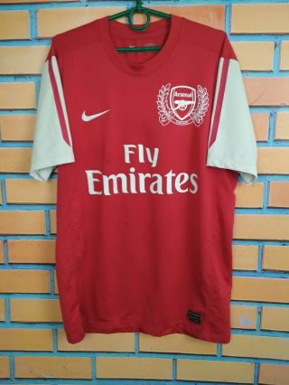 Arsenal Jersey 2011/12 Home Medium Shirt Mens Football Soccer Nike 423980 - 620