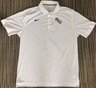 Nike Dri - Fit Fsu Florida State Seminoles Polo Shirt Men’s Large